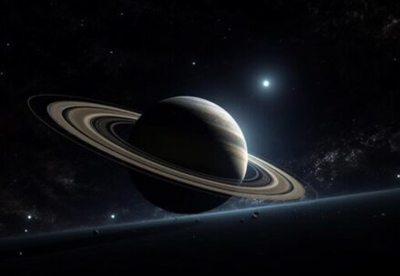 Saturn in space