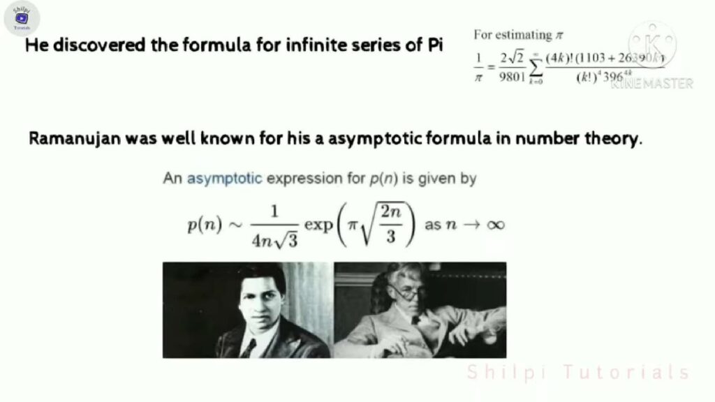 About Srinivasa Ramanujan