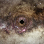 A black hole in space