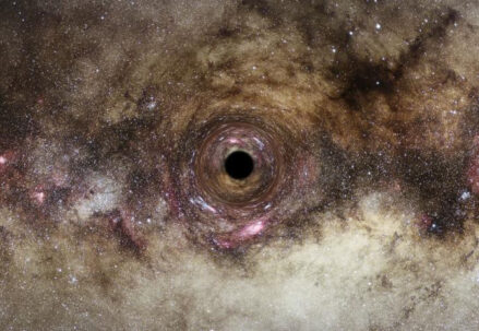 A black hole in space