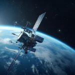 Satellite in space